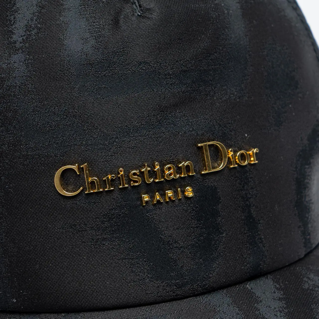 Christian Dior D-Player Technical Moire Cap Black – voilà.id