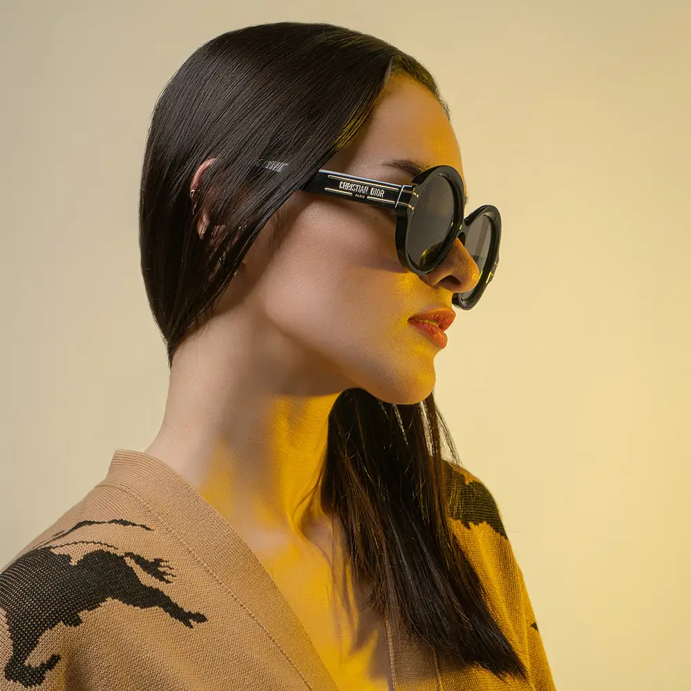 Christian Dior Signature R1U Round Sunglasses Black – voilà.id display picture 1
