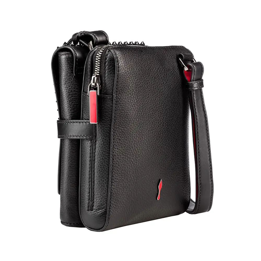 Christian Louboutin Benech Calf Leather Reporter Bag Black – voilà.id