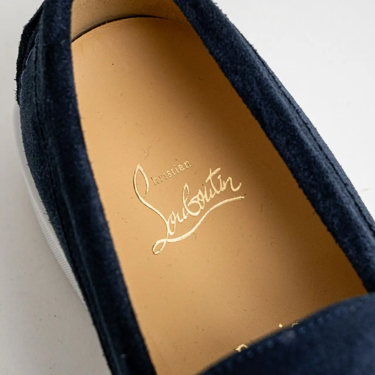 Christian Louboutin Paqueboat Suede Boat Shoes Blue – voilà.id