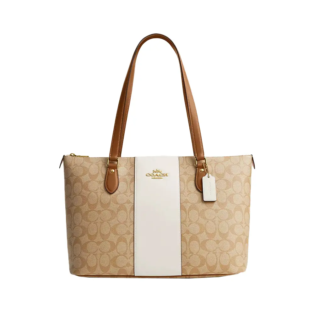 Taxi Tote Bag 21 In Signature Canvas Coach Signature Canvas Tote 