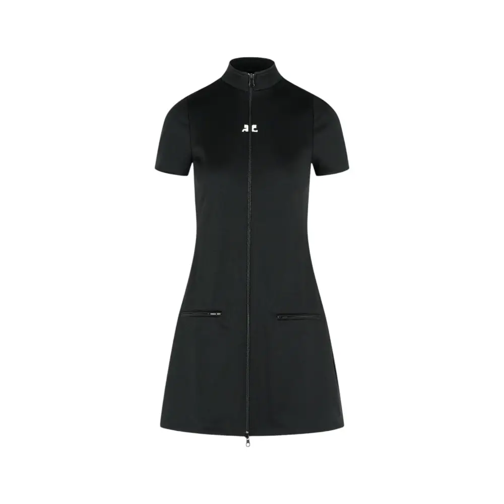 Self Portrait Boucle Chiffon Midi Dress Black  voil.id