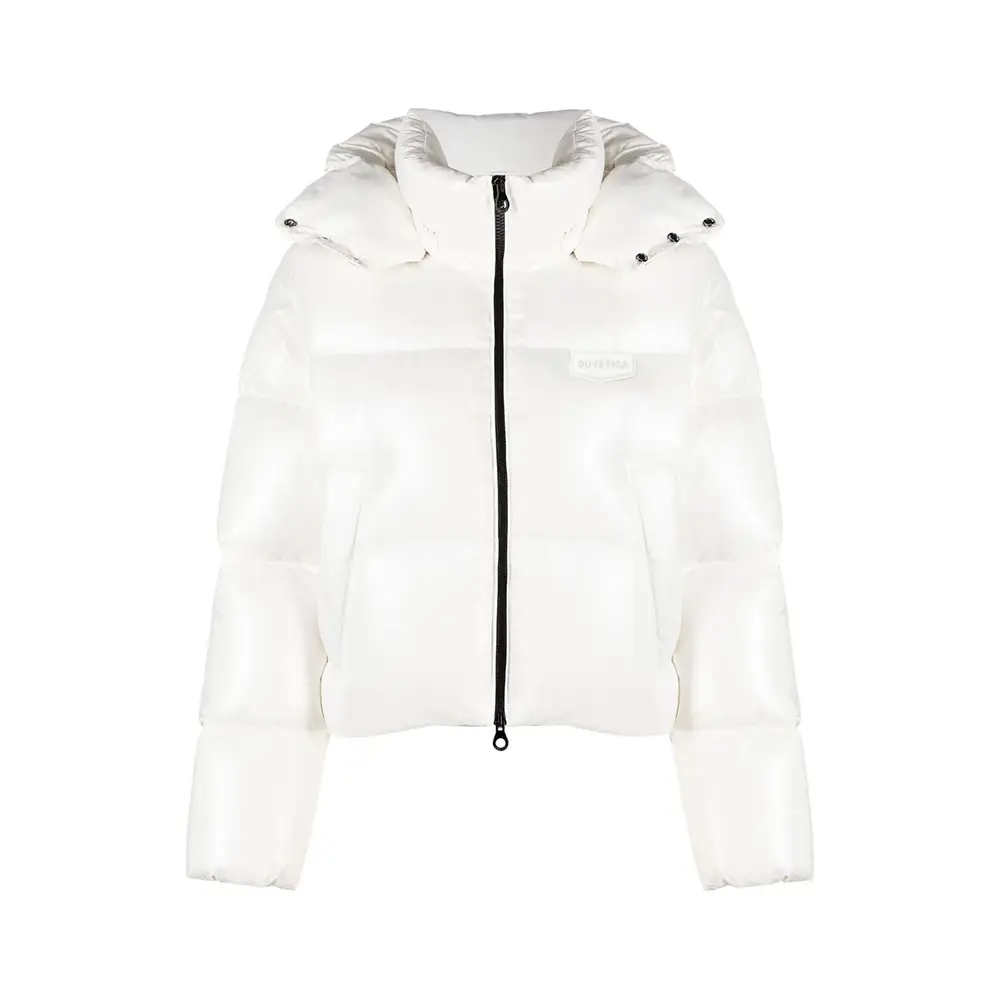 Duvetica Diadema Hooded Down Jacket White – voilà.id