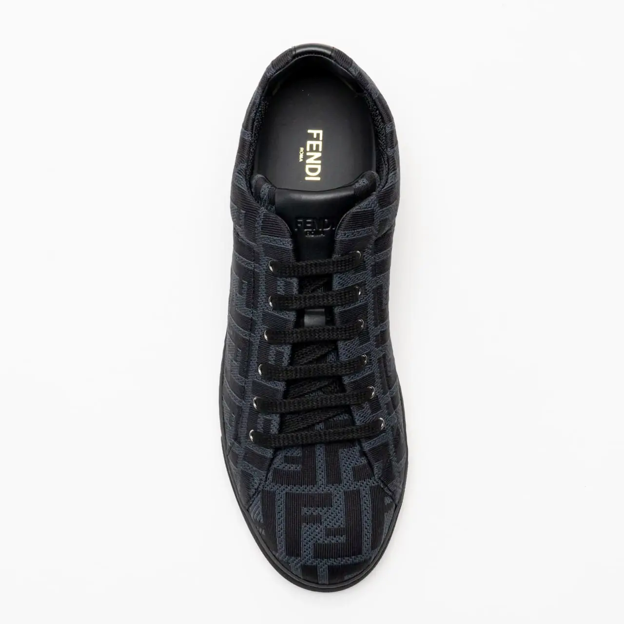Fendi Gray Tech Fabric Low-Top Sneakers – voilà.id display picture 3