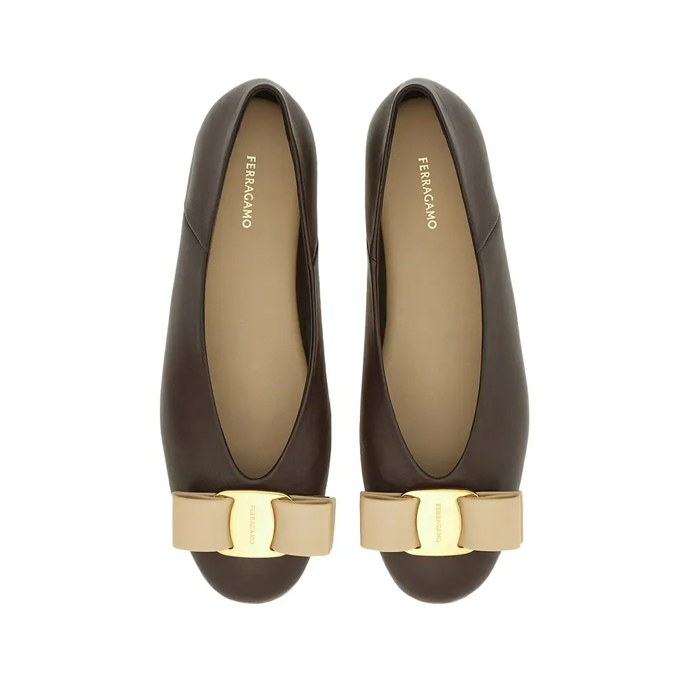 Voila Salvatore Ferragamo Vara Bow Jelly Ballet Flats Ferragamo