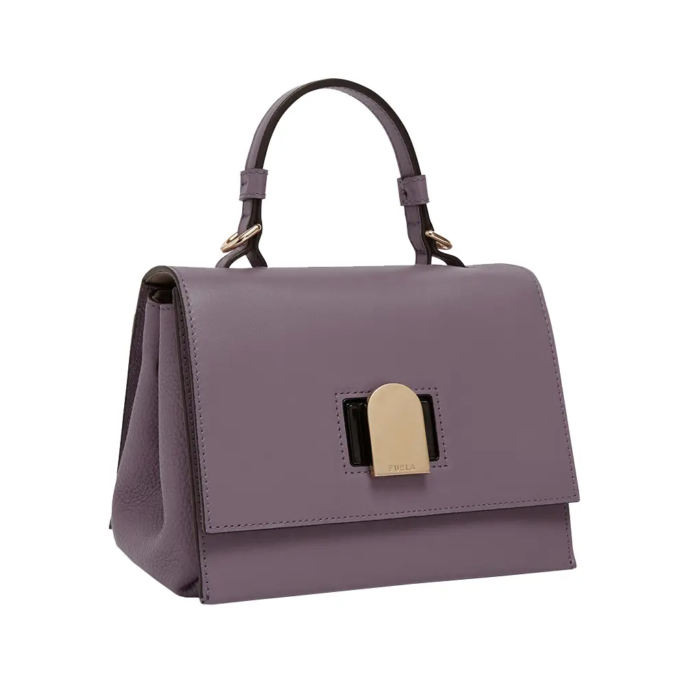 Furla Mini Emma Top Handle Bag Grained Calfskin Aura – voilà.id