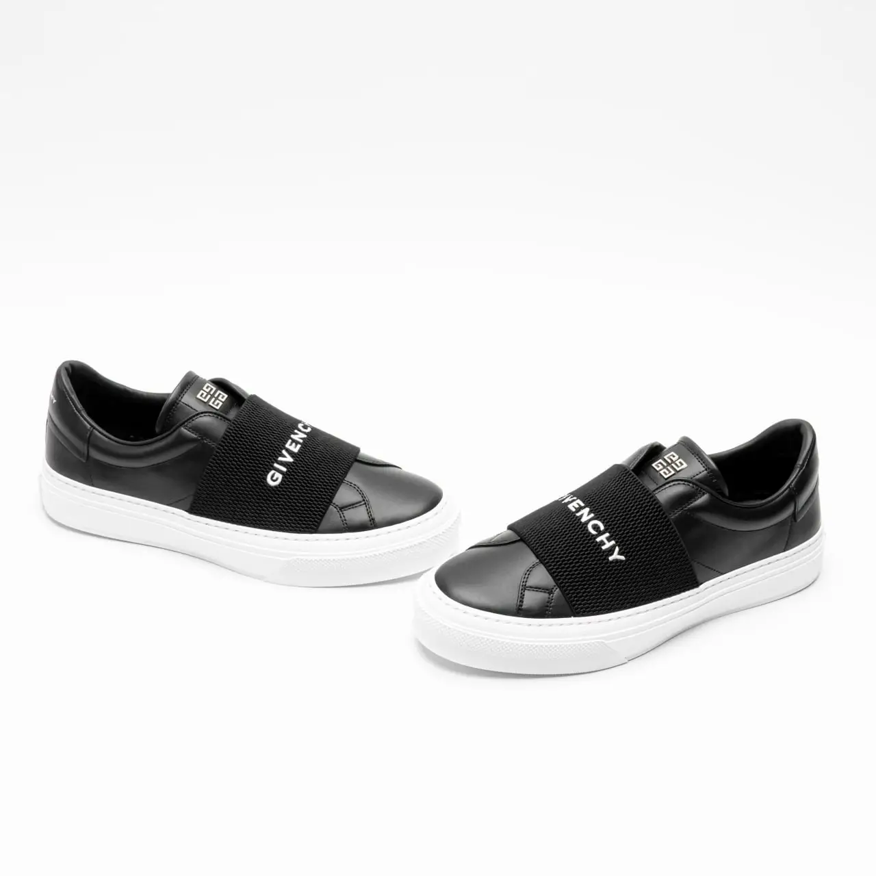 Givenchy Webbing Leather Sneakers Black – voilà.id