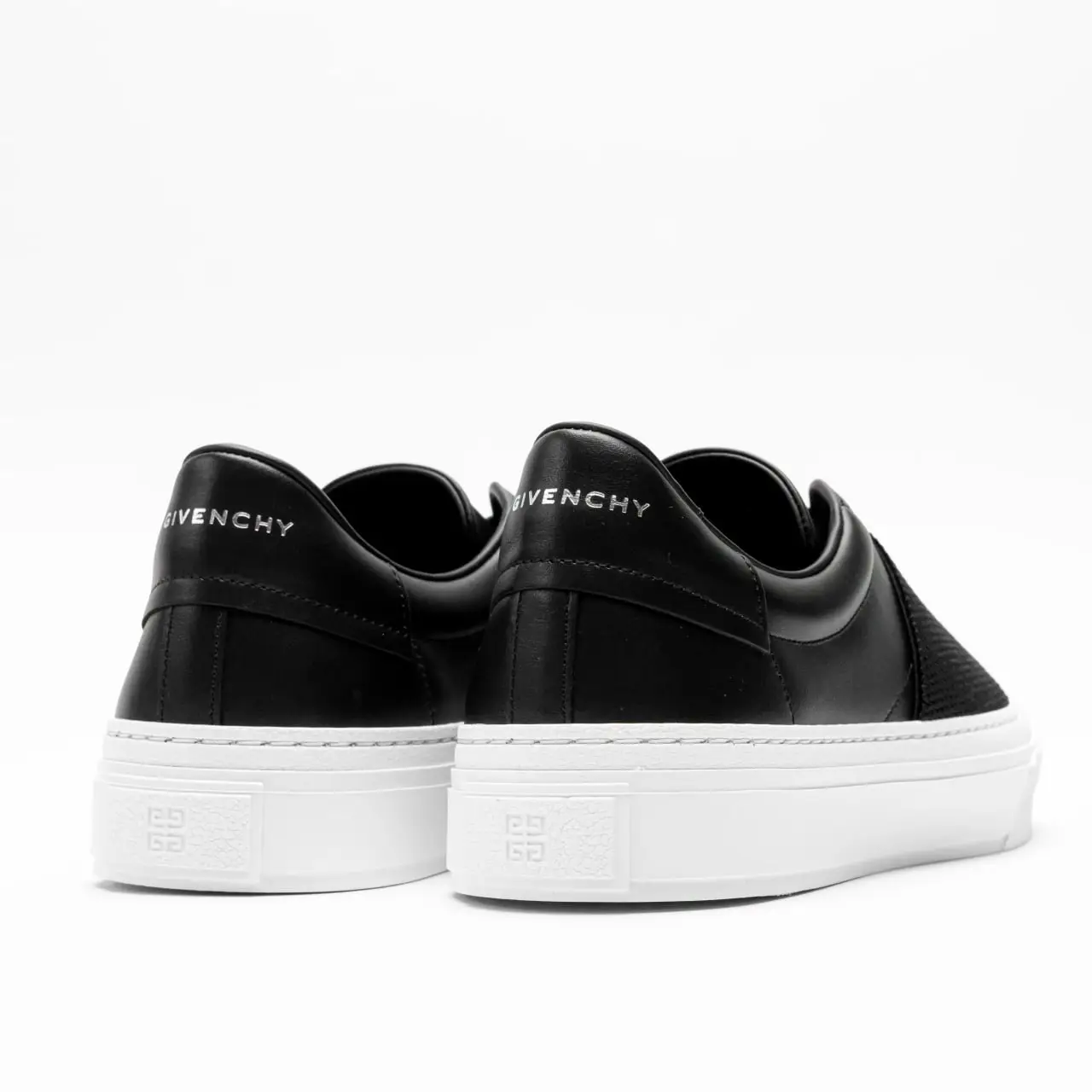 Givenchy Webbing Leather Sneakers Black – voilà.id
