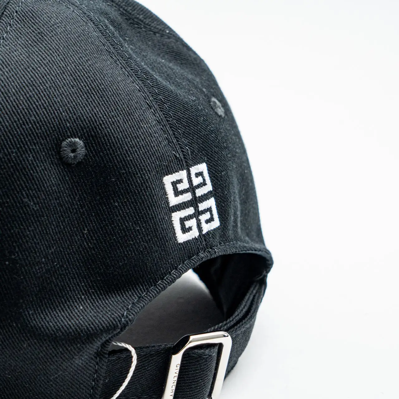 Givenchy Logo Embroidered Cap Twill Black – voilà.id