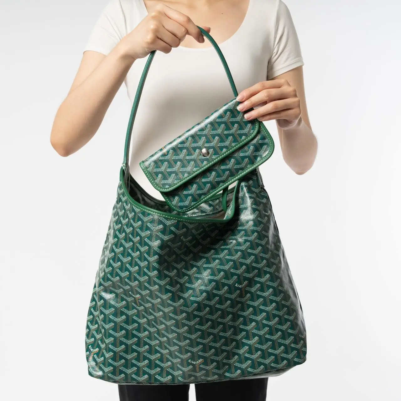 Goyard Bohème PM Hobo Bag Green – voilà.id