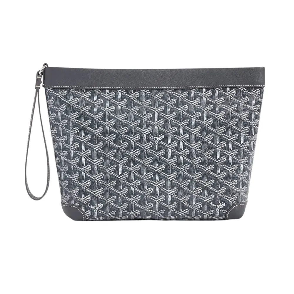 Goyard Senat MM Flat Pouch Grey –
