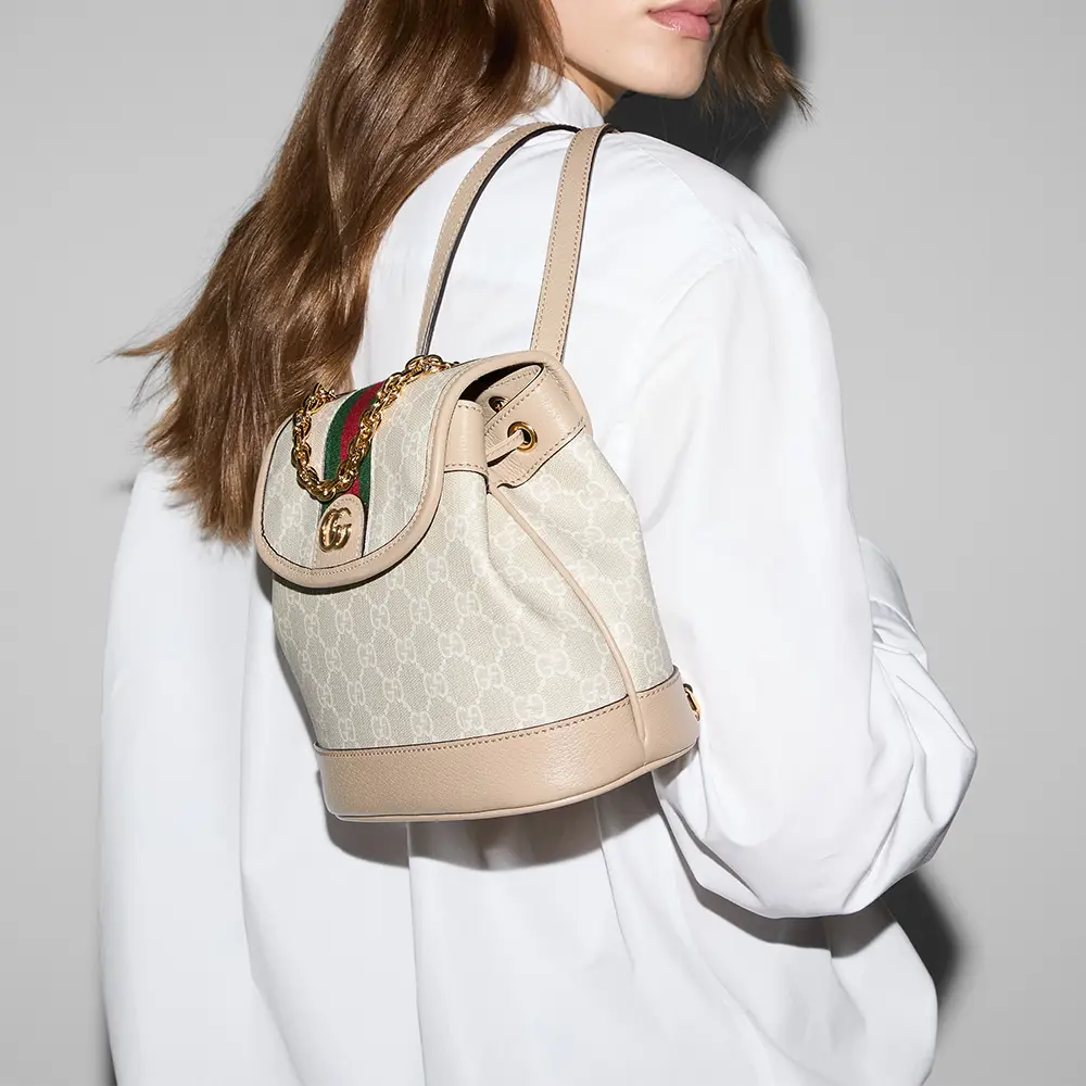 gucci mini backpack white Marmont Mystic GG Leather Italy Bag Authentic NEW 29cm Width Backpack Gucci Domino Online