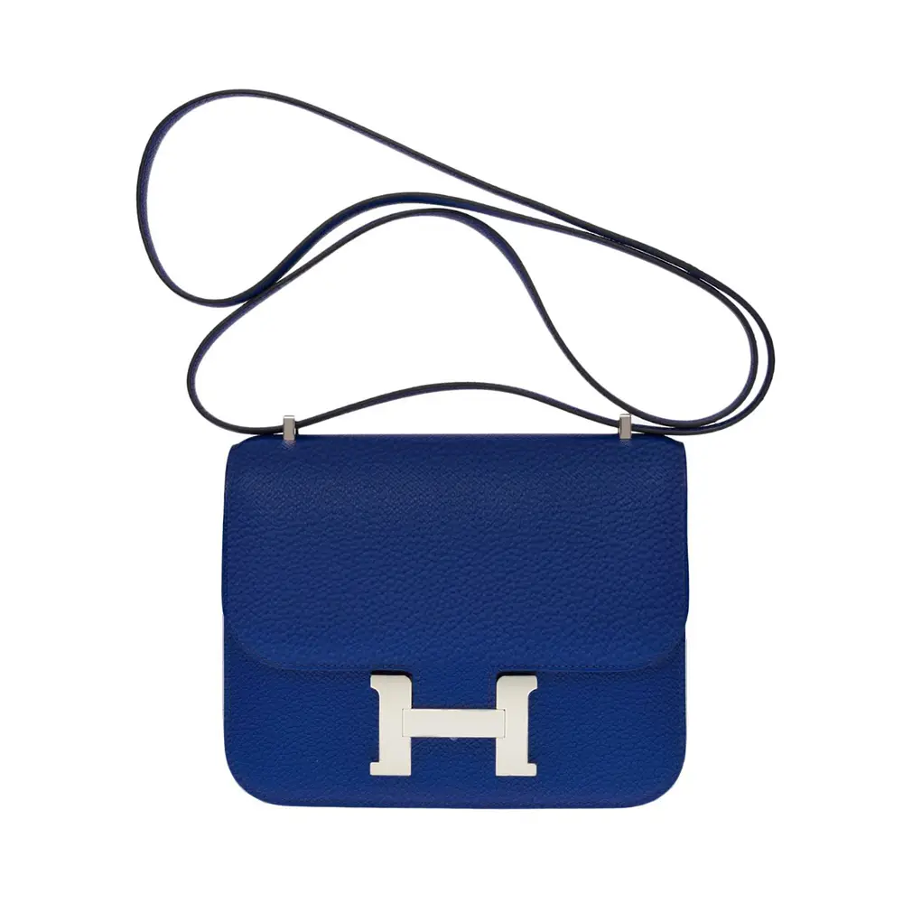 Hermès Constance 24 Blue Navy Epsom Rghw –