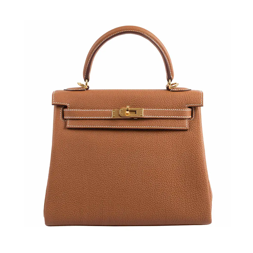 Hermès Kelly 25 Gold Togo Ghw W –