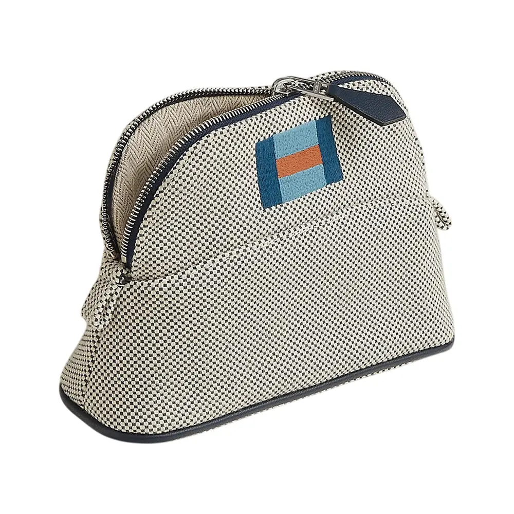 Fendi FF Jacquard Flat Baguette Fabric Pouch Tobacco Brown – voilà.id