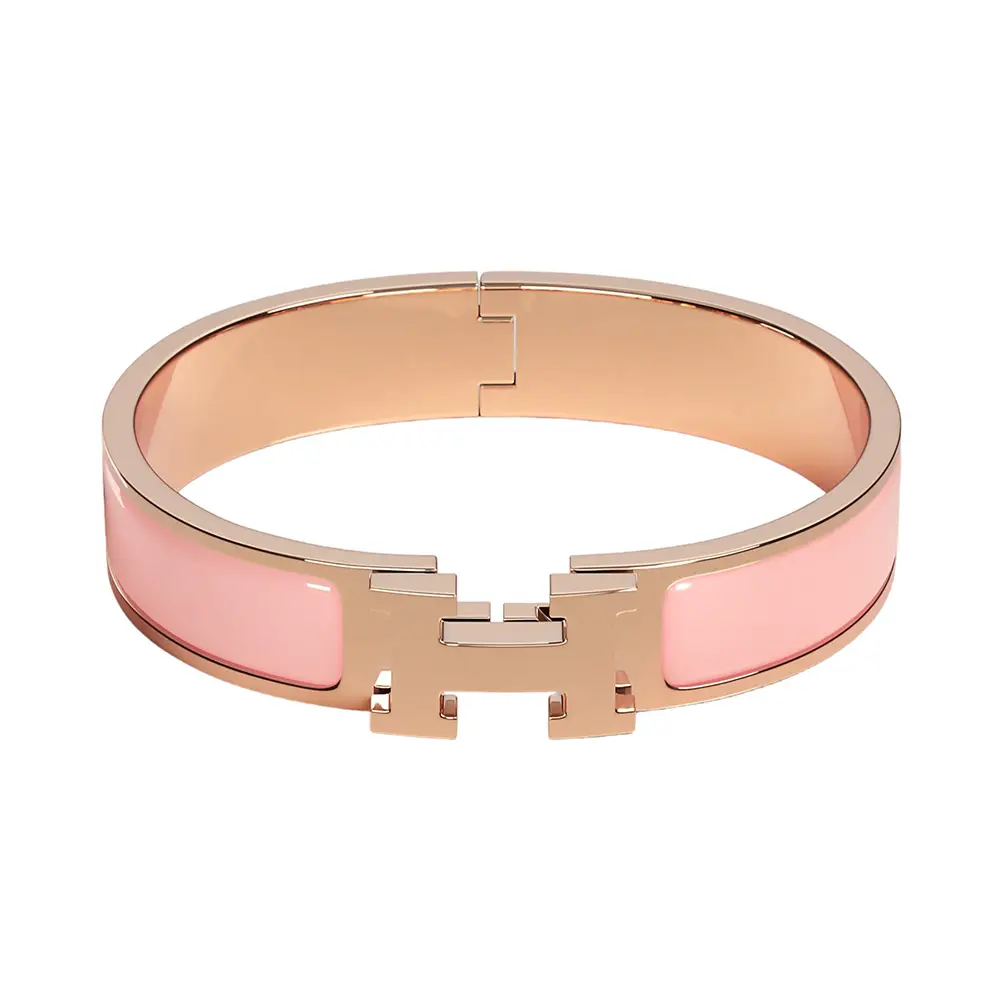 Clic H Bracelet Rose Candeur Ghw