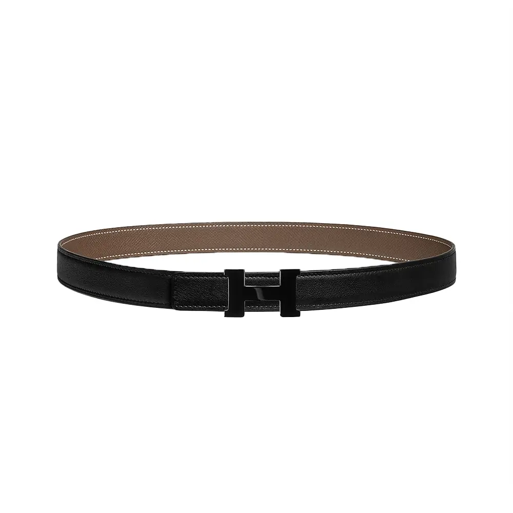 Hermès Mini Constance So Black Buckle Reversible Belt 24mm