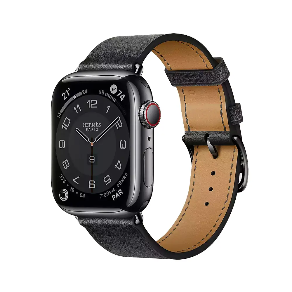 139 Apple watch 香ばしく エルメス レザー プラック 38~41mm