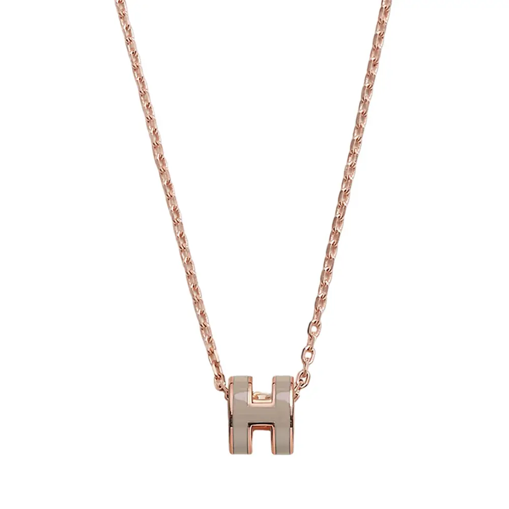 Mini Pop H Necklace Marron Glacé Rghw