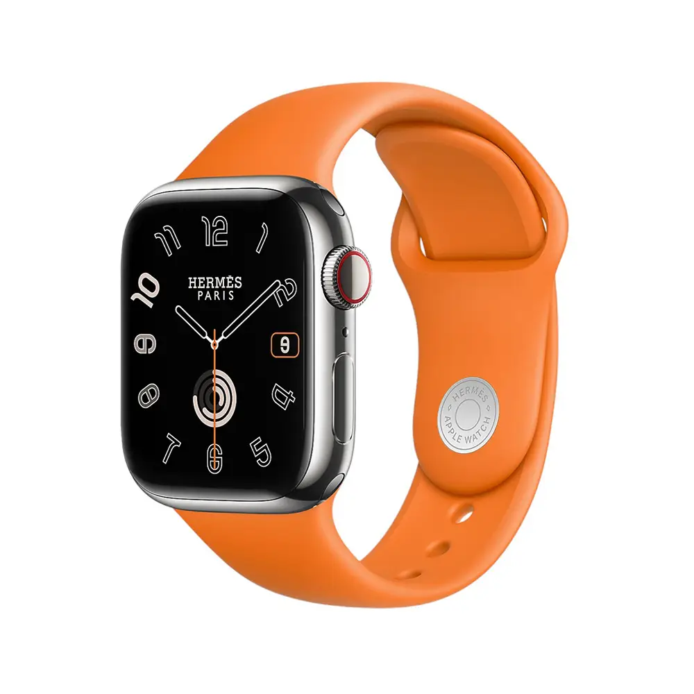 中古】Apple Watch HERMES Series9 41mm Cellular スペースブラック 