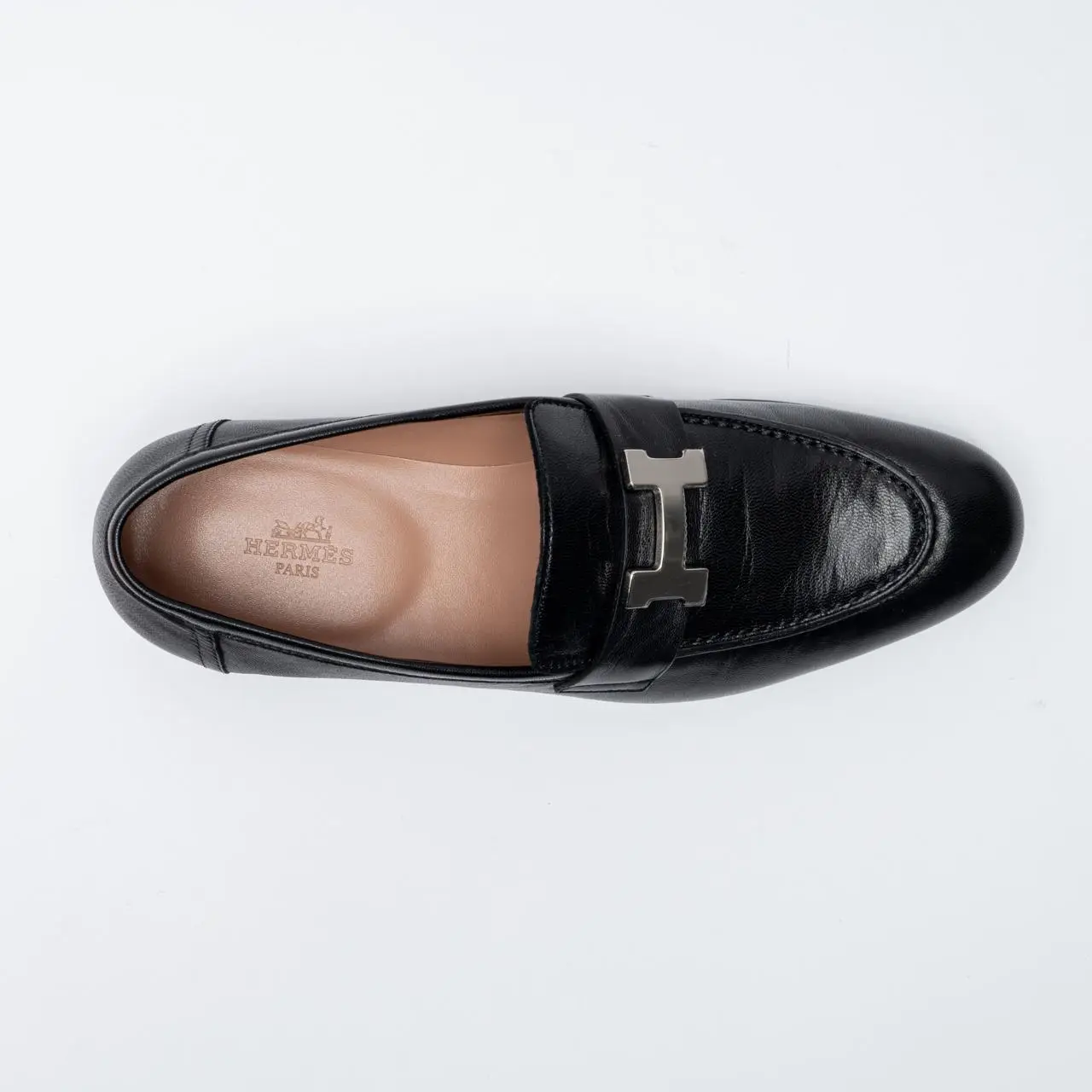 Hermès Paris Goatskin Loafers Black Phw Women – voilà.id