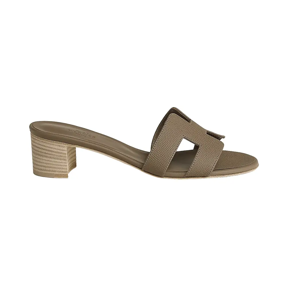 Hermès Oasis 50 Epsom Sandals Violet Améthyste –