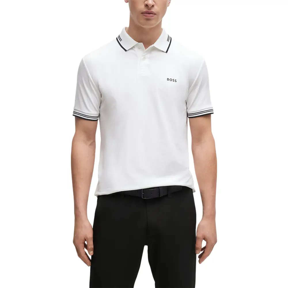 Hugo Boss Paul Slim-Fit Polo Shirt White –