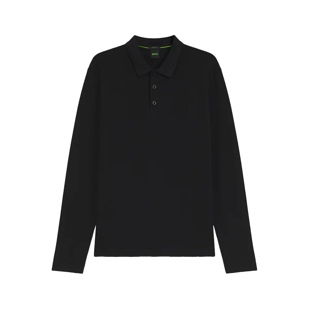 Hugo Boss Plisy Polo Shirt Black –