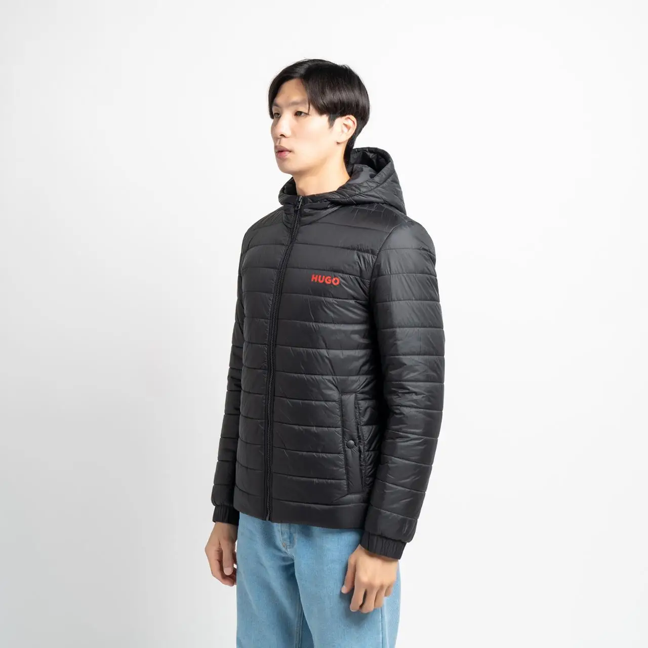 Bene2241 Logo Padded Jacket Black