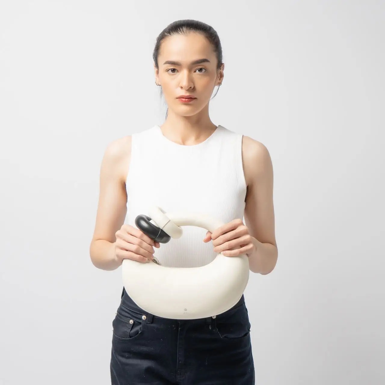 JW PEI Abacus Top Handle Bag White – voilà.id
