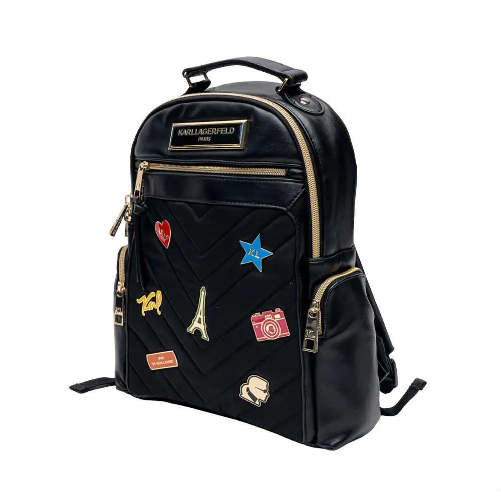 Karl Lagerfeld Paris Charmed Window Quilted Travel Backpack  display picture 3