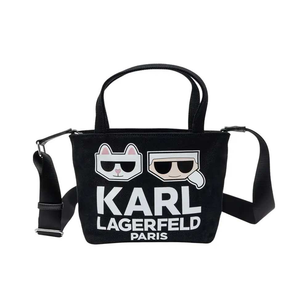 Karl Lagerfeld Paris Cannes Kristen Head with Lettering Canvas