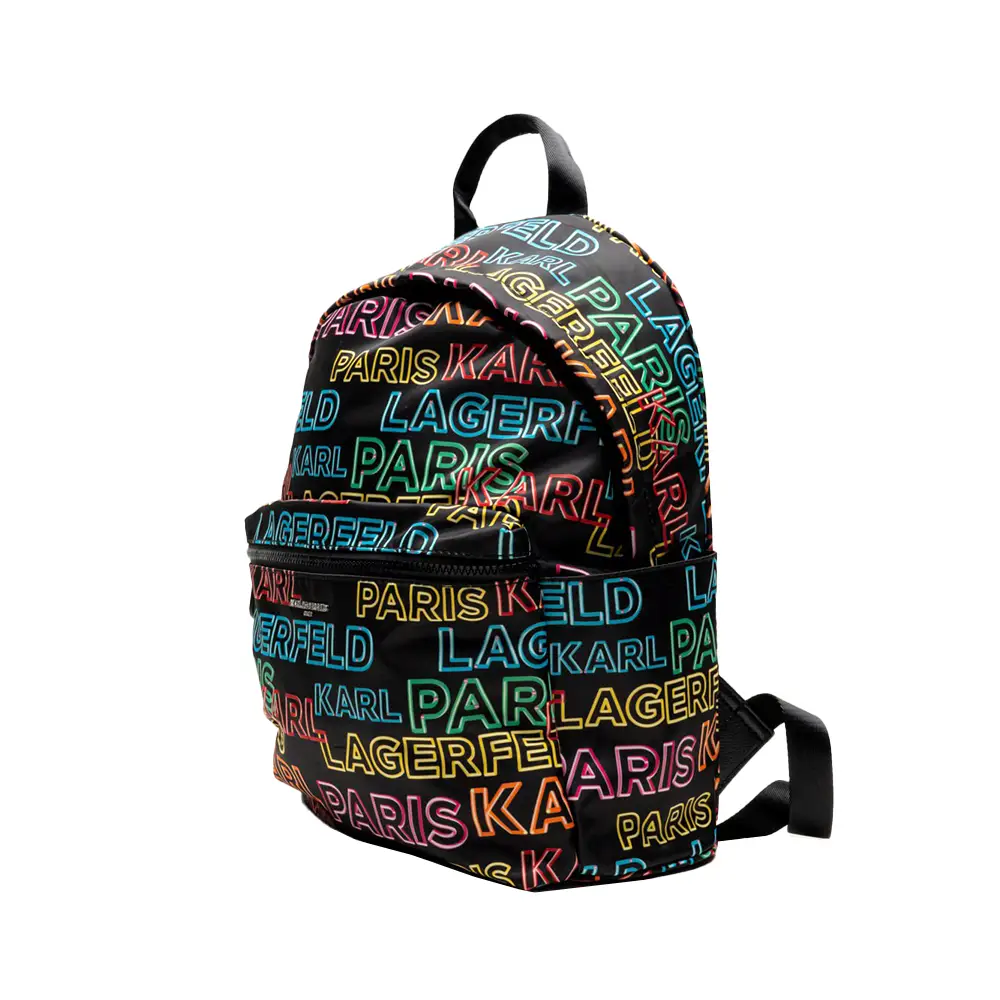 Karl Lagerfeld Paris Amour Backpack Black/ Neon Print Other Designers Karl Lagerfeld Paris Amour Neon Graffiti  main image 4
