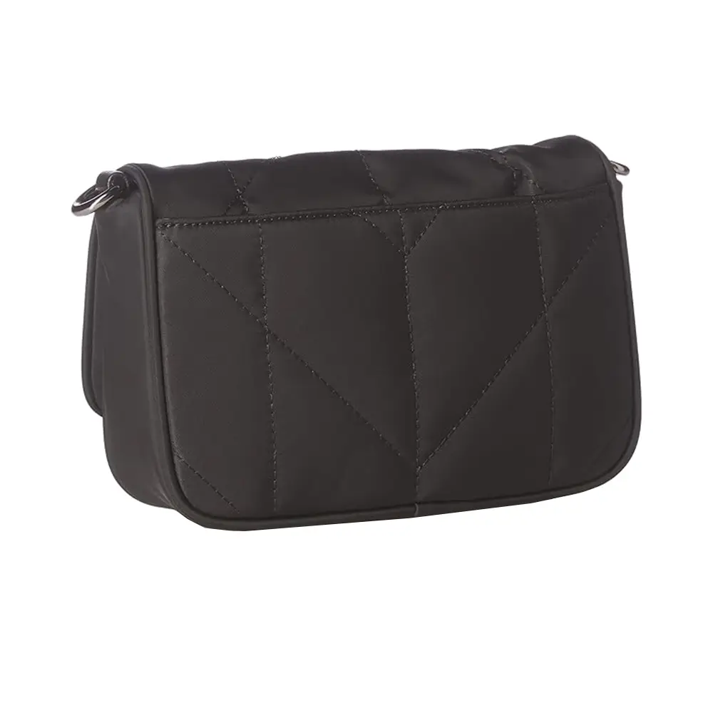 Karl Lagerfeld Paris Voyage Nylon Messenger Bag Black/Gunmetal