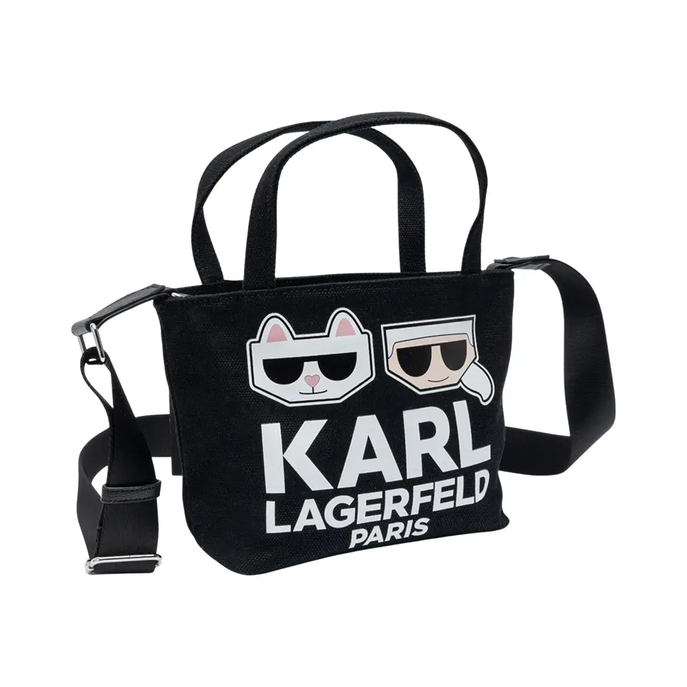 Canvas Shopper Bag Karl Lagerfeld Ikonik Tote Bag Tas Karl