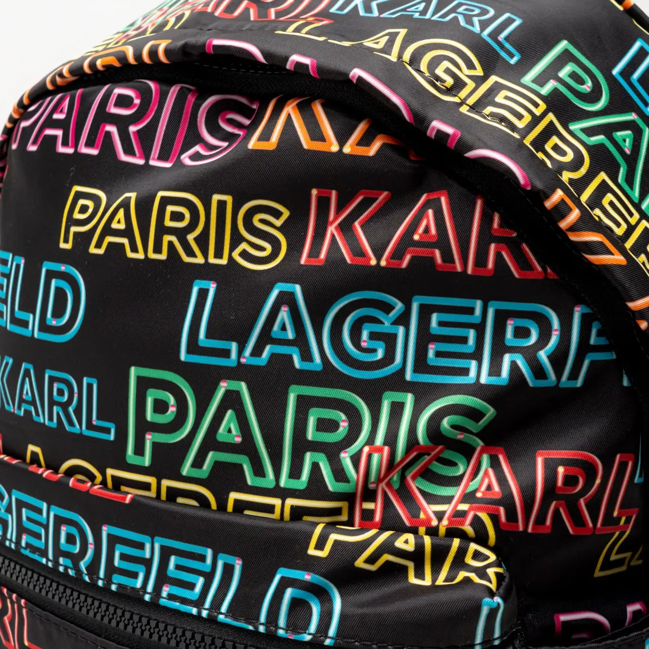 Karl Lagerfeld Paris Amour Backpack Black/ Neon Print Karl Lagerfeld Paris Womens Amour Small Backpack UAE | Ubuy main image 2