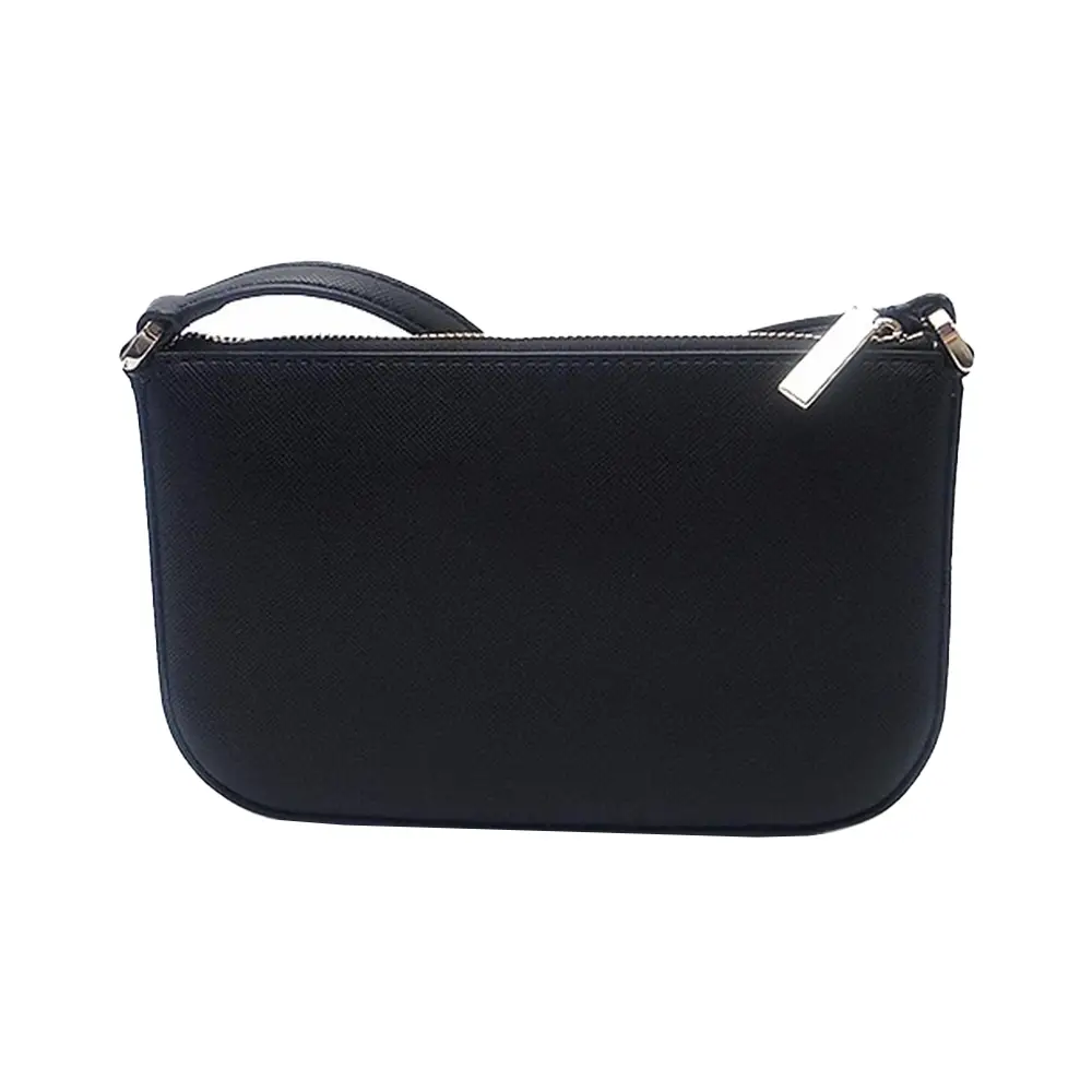 Schuyler Small Leather Crossbody Bag Black