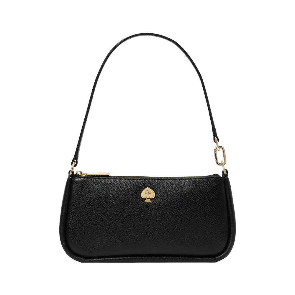 Kate Spade Kayla Pebbled Leather Convertible Wristlet Seaweed