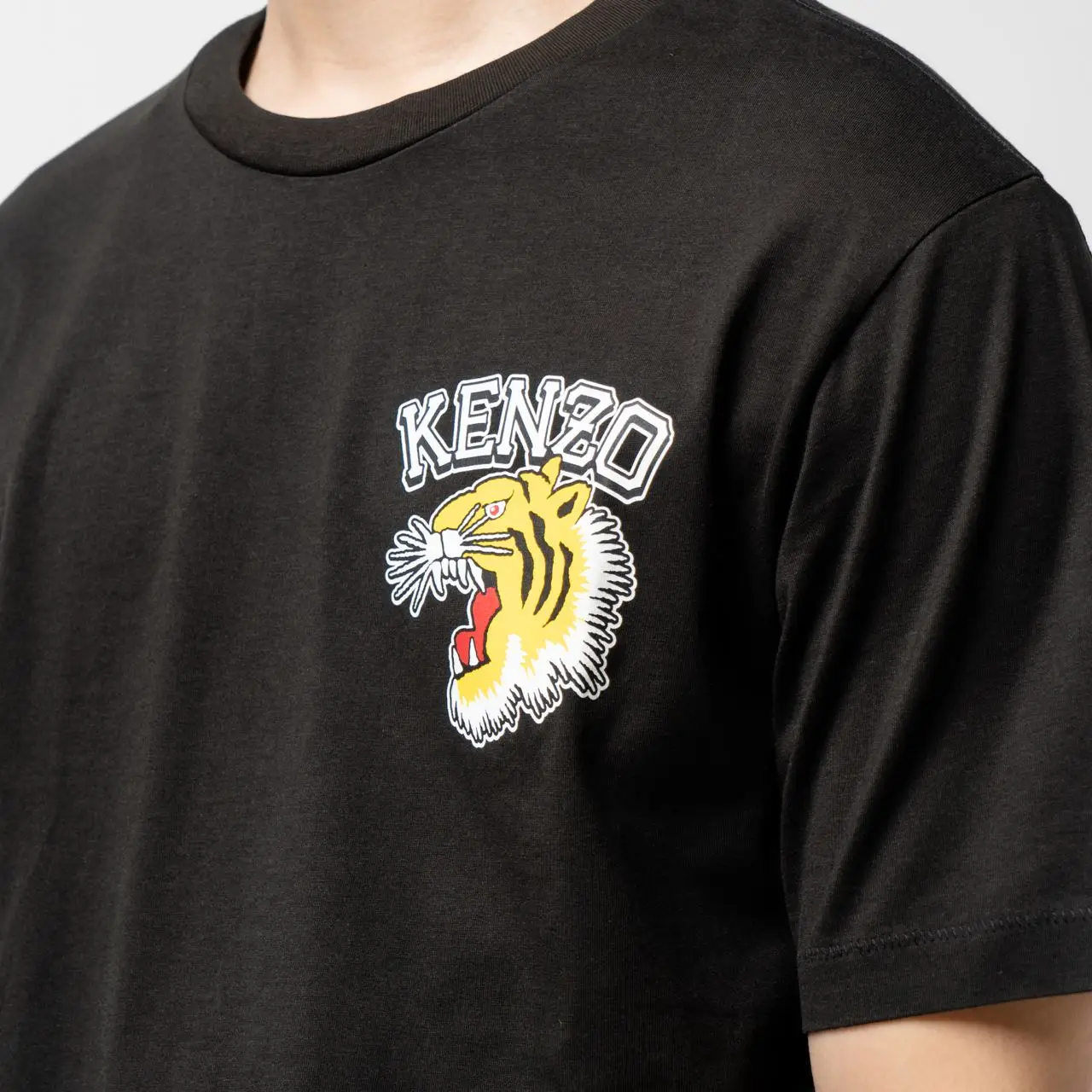 alumni ulab kenzo tiger t shirt mens Kenzo Tiger 'Varsity Jungle' T-Shirt Black –