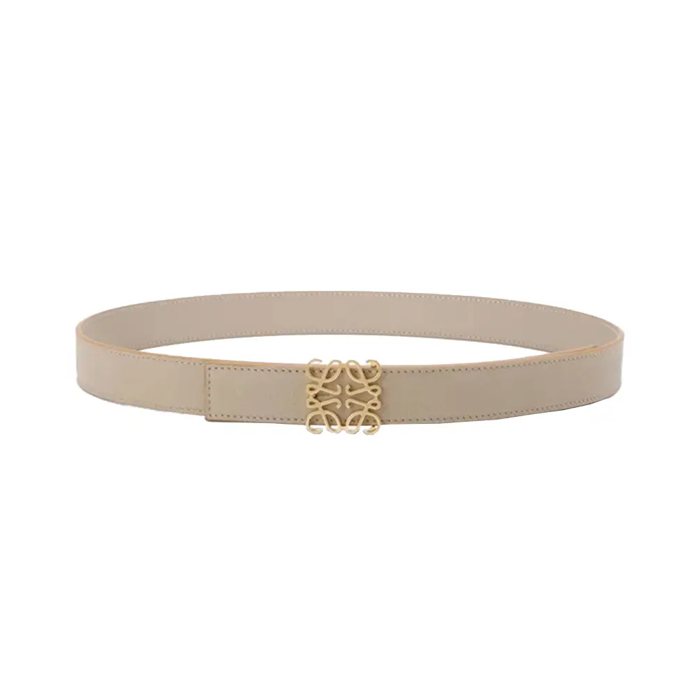 Loewe Reversible Anagram Belt In Supple Grained Calfskin  display picture 3