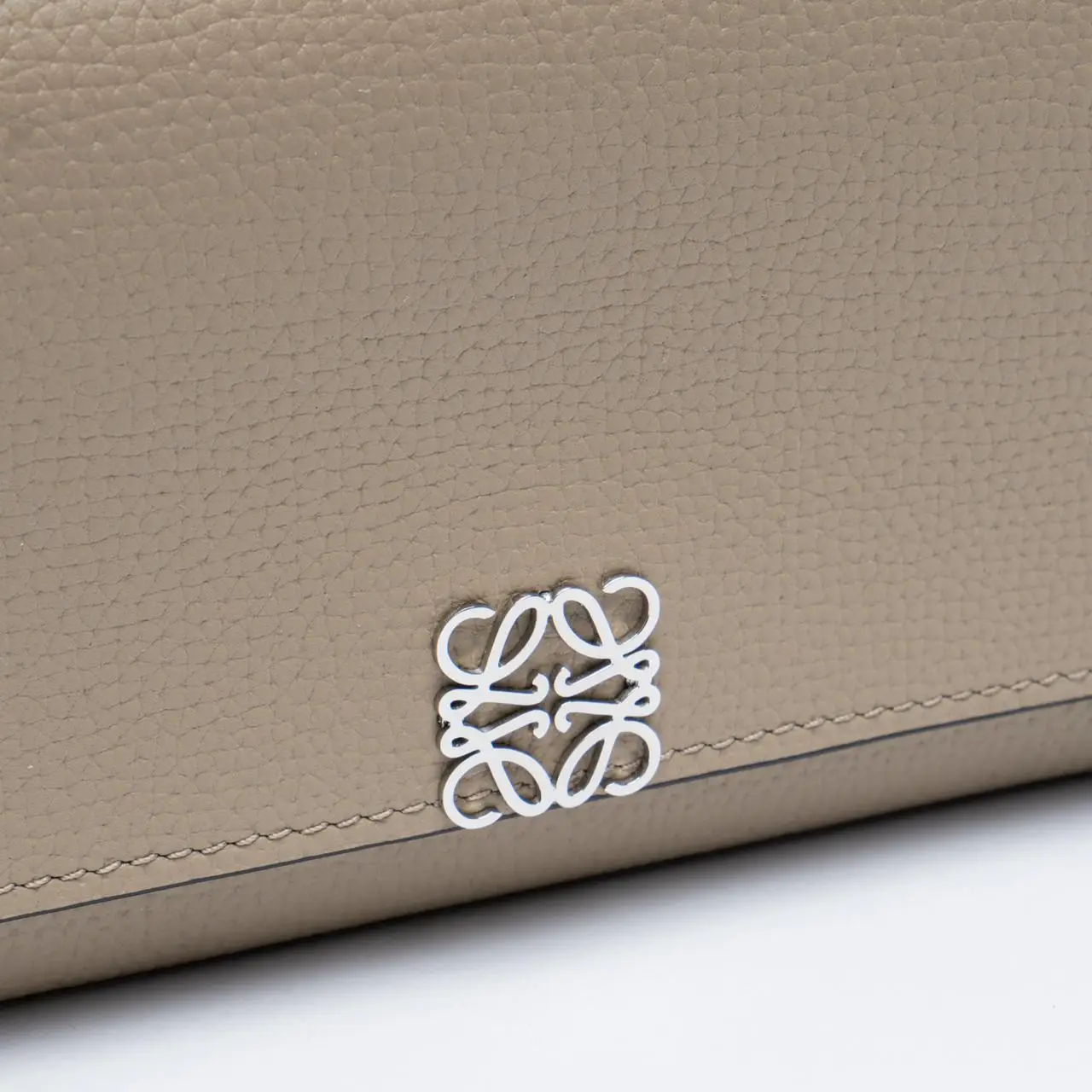 Loewe Anagram Continental Leather Long Wallet Sand – voilà.id