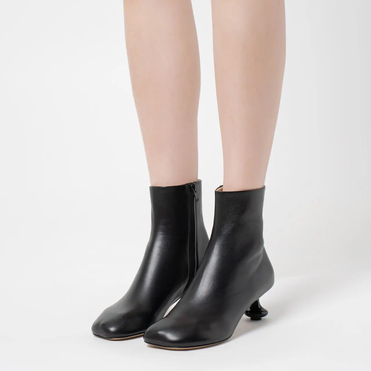 Toy Ankle Boots 50 Nappa Lambskin Black
