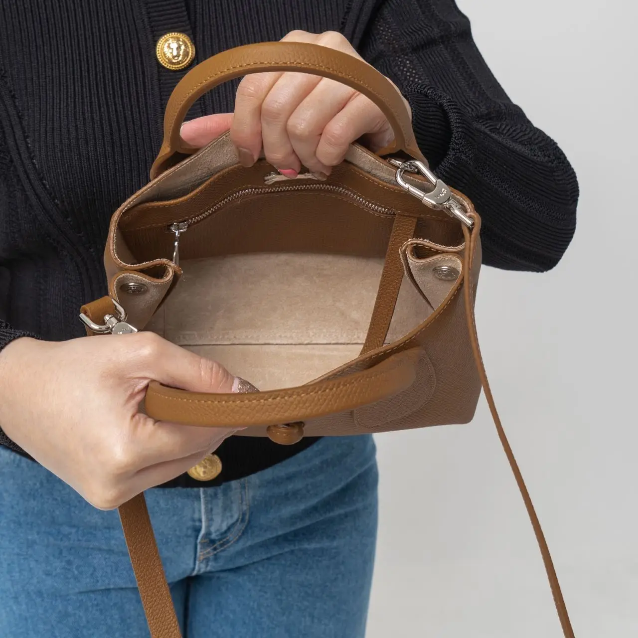 春*様 Longchamp Roseau ミニバッグ Longchamp Roseau Small Top 
