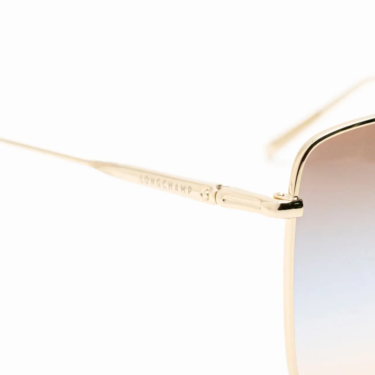 Longchamp Roseau Gradient Square Sunglasses 60mm Blue Grey 