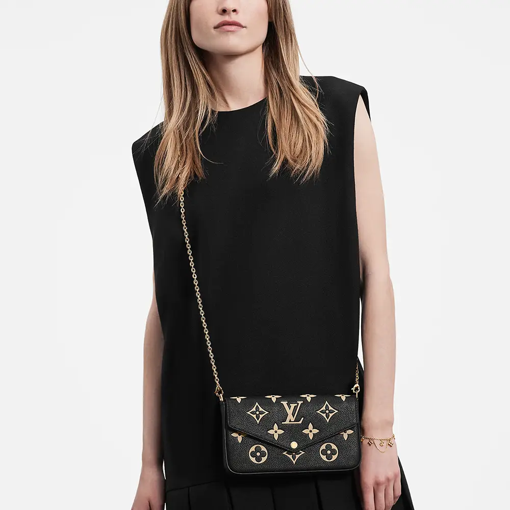 Felicie Monogram Felicie Pochette Lv Black Lv Felicie Pochette