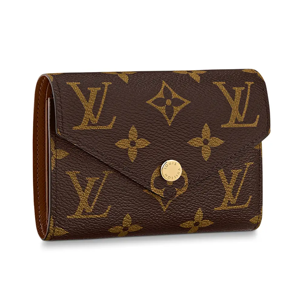 Louis Vuitton Victorine Tri-Fold Wallet Monogram Brown – voilà.id