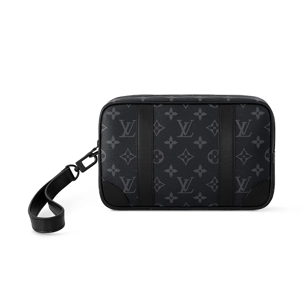 Monogram Eclipse Louis Vuitton Pochette Men Louis Vuitton Pochette