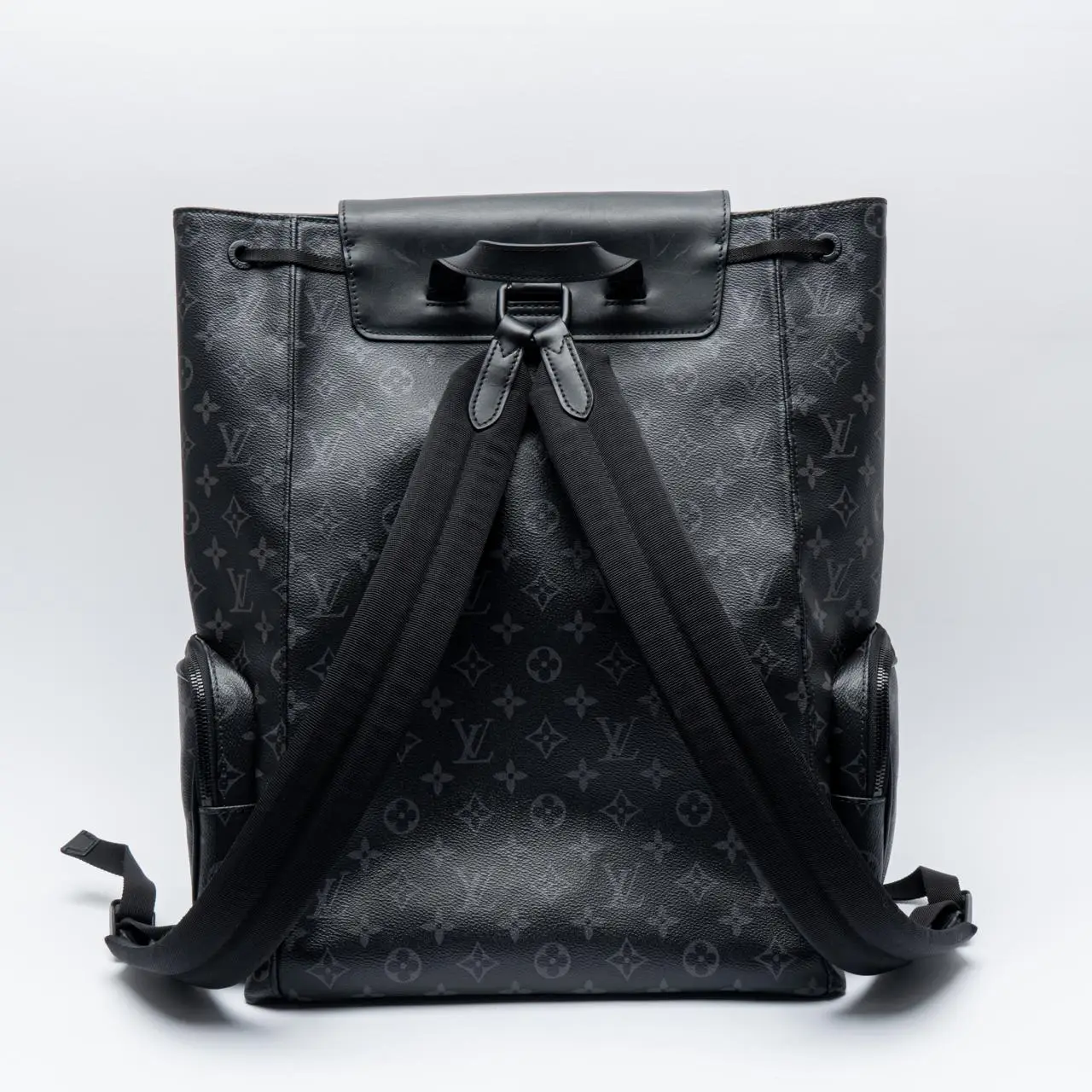 louis vuitton backpack trio black Monogram Eclipse 1818677 customizable carry. Louis Vuitton Trio Backpack Black