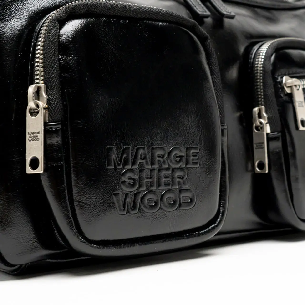 MARGE SHERWOOD】 OUTPOCKET HOBO_black