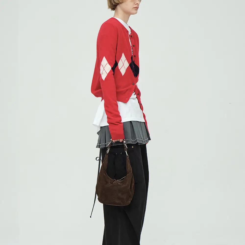 Margesherwood Pumpkin Nubuck Shoulder Bag Hush – voilà.id